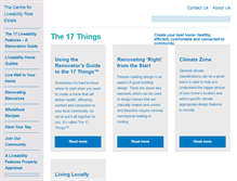 Tablet Screenshot of liveability.com.au